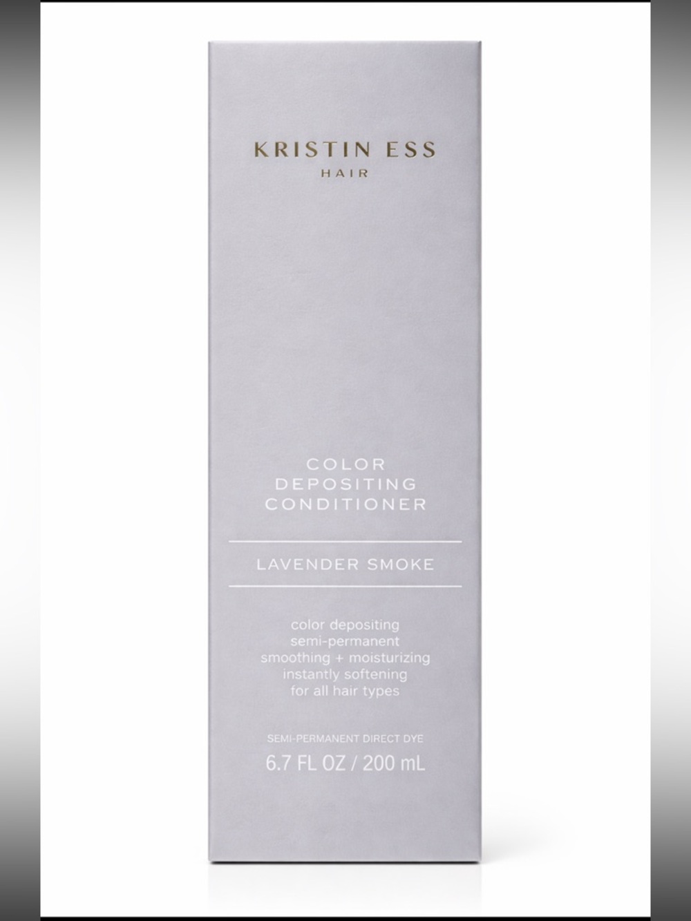 KRISTIN ESS HAIR Lavender Smoke Color Depositing Conditioner 6.7 Oz NEW